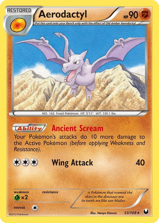 Image for Aerodactyl (53/108) - Pokemon
