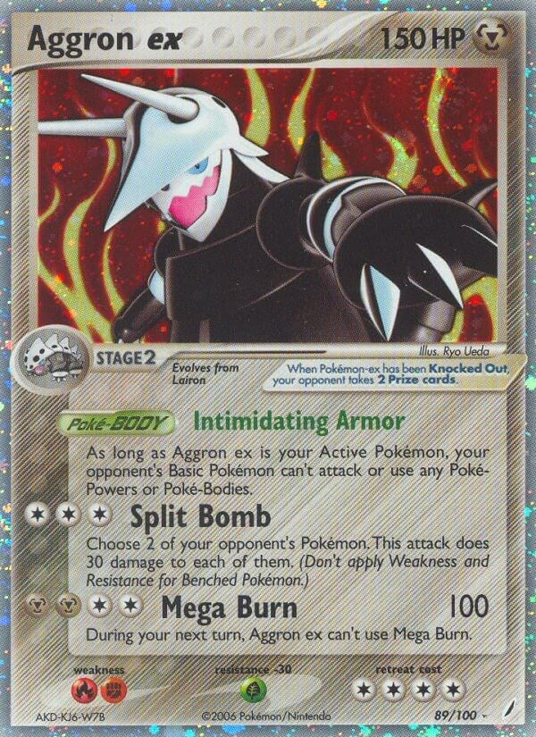 Image for Aggron ex (89/100) - Pokemon
