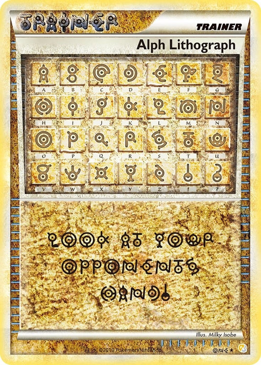 Image for Alph Lithograph (ONE) - Pokemon