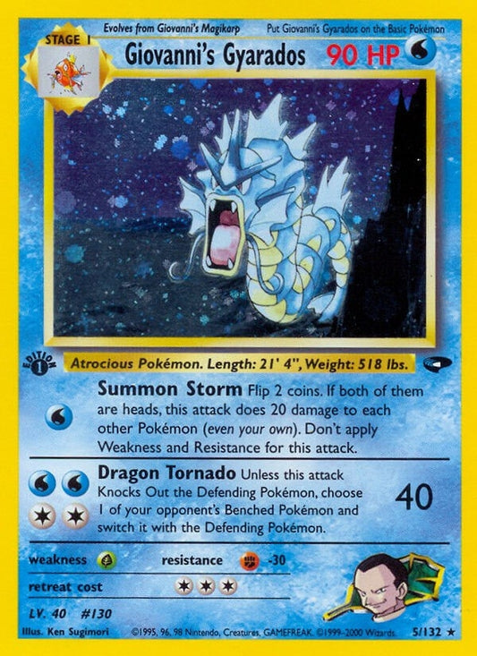 Image for Giovanni's Gyarados (005/132) - Pokemon