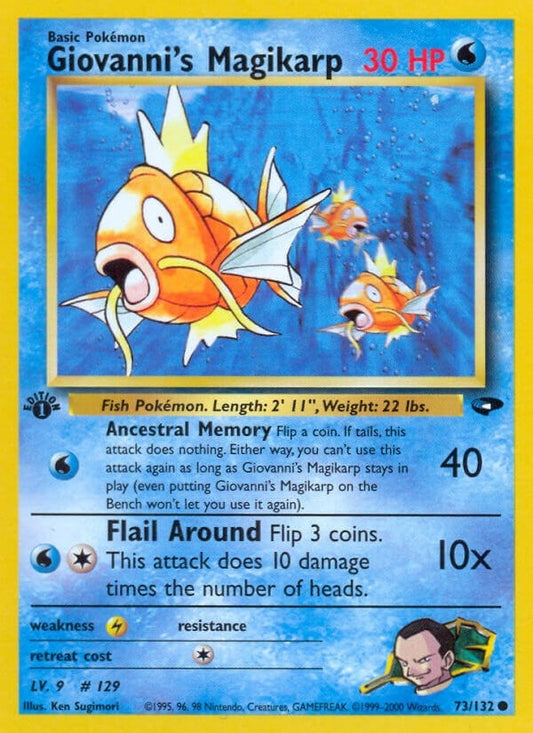 Image for Giovanni's Magikarp (073/132) - Pokemon