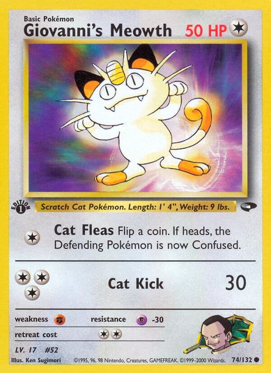 Image for Giovanni's Meowth (74) (074/132) - Pokemon