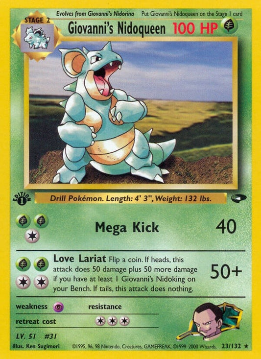 Image for Giovanni's Nidoqueen (023/132) - Pokemon