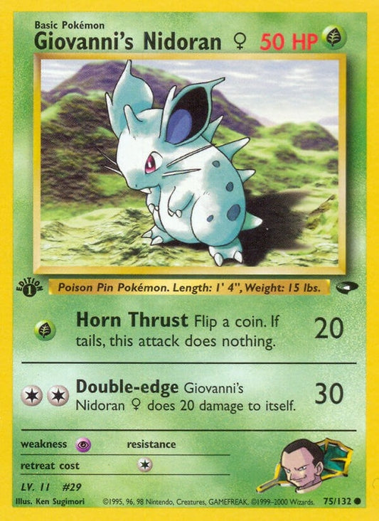 Image for Giovanni's Nidoran F (075/132) - Pokemon
