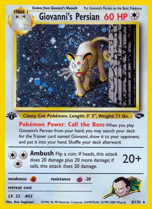 Image for Giovanni's Persian (008/132) - Pokemon