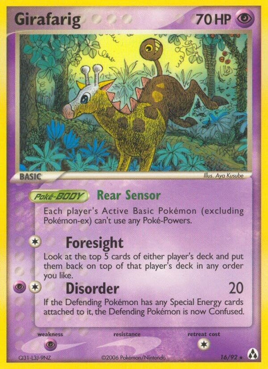 Image for Girafarig (16/92) - Pokemon