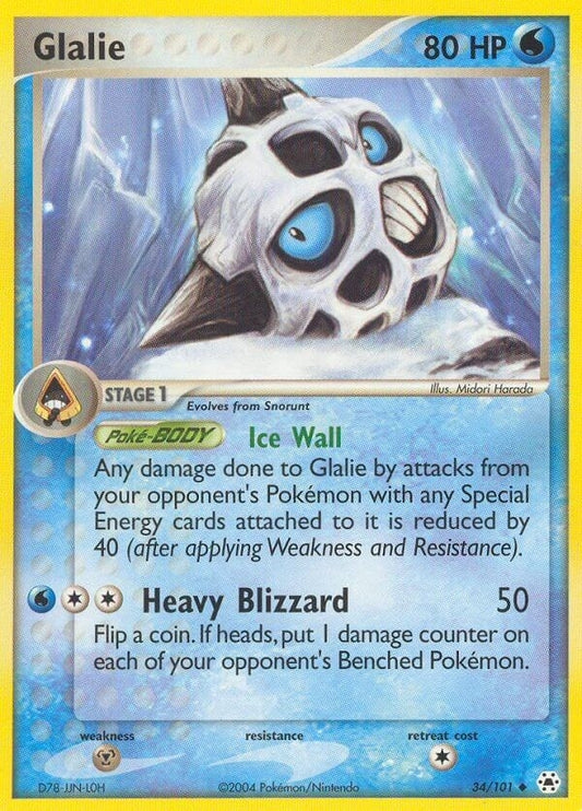 Image for Glalie (34/101) - Pokemon
