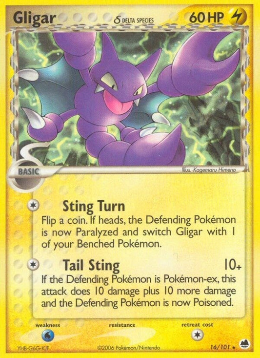 Image for Gligar (Delta Species) (16/101) - Pokemon