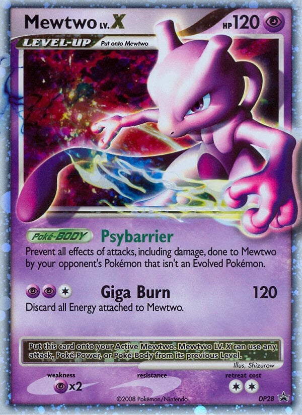 Image for Mewtwo LV.X - DP28 (DP28) - Pokemon