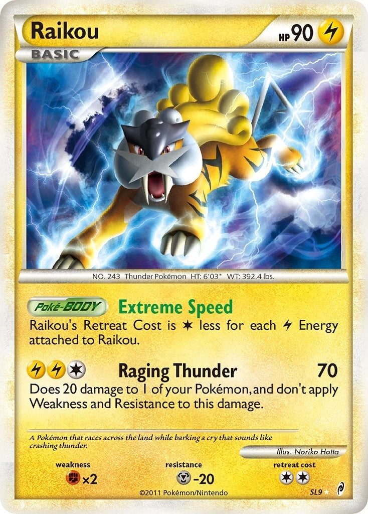 Image for Raikou (Shiny) (SL9) - Pokemon