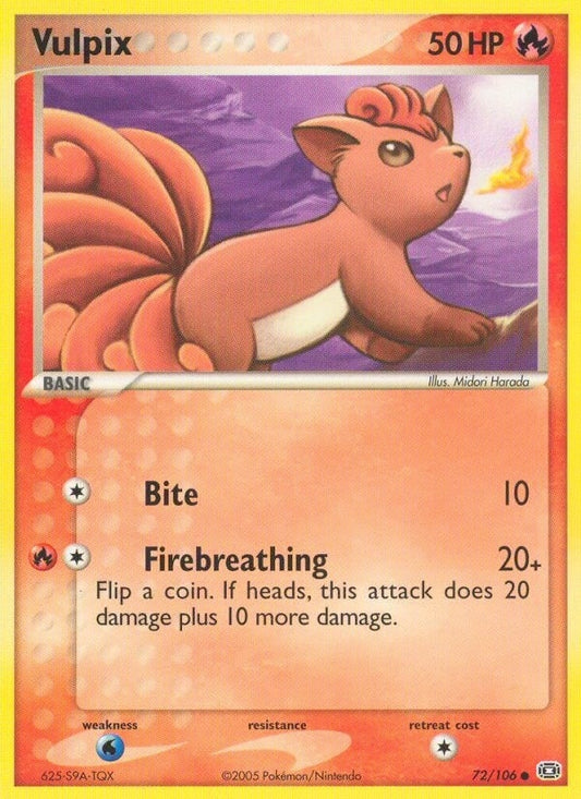 Image for Vulpix (72/106) - Pokemon