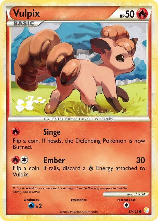 Image for Vulpix (87/123) - Pokemon