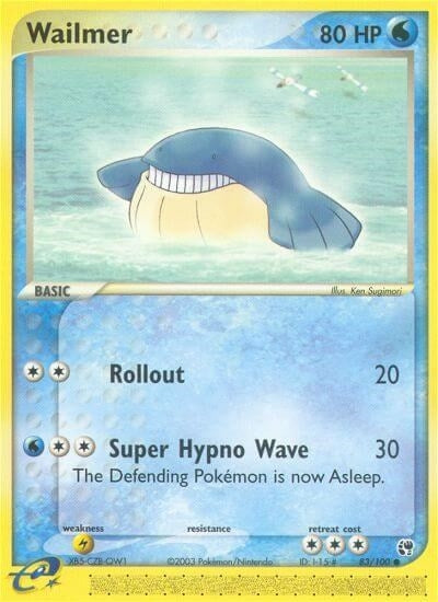 Image for Wailmer (83/100) - Pokemon