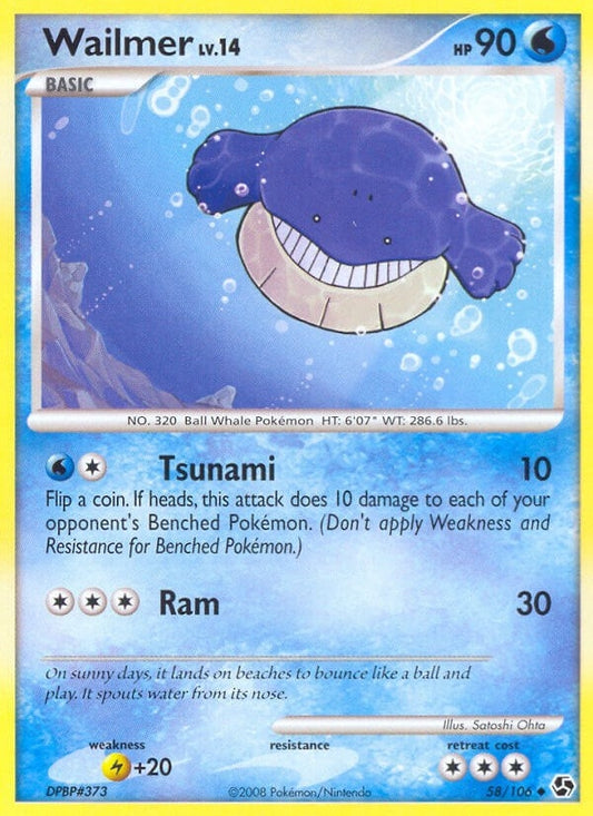 Image for Wailmer (58/106) - Pokemon