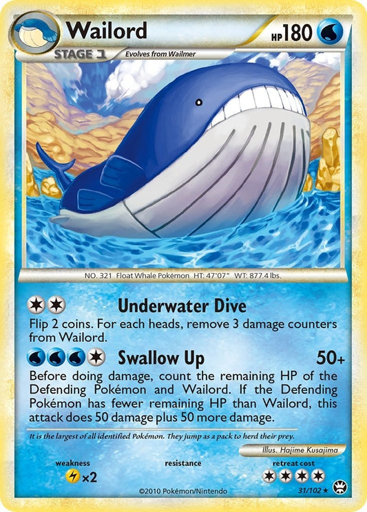 Image for Wailord (31/102) - Pokemon