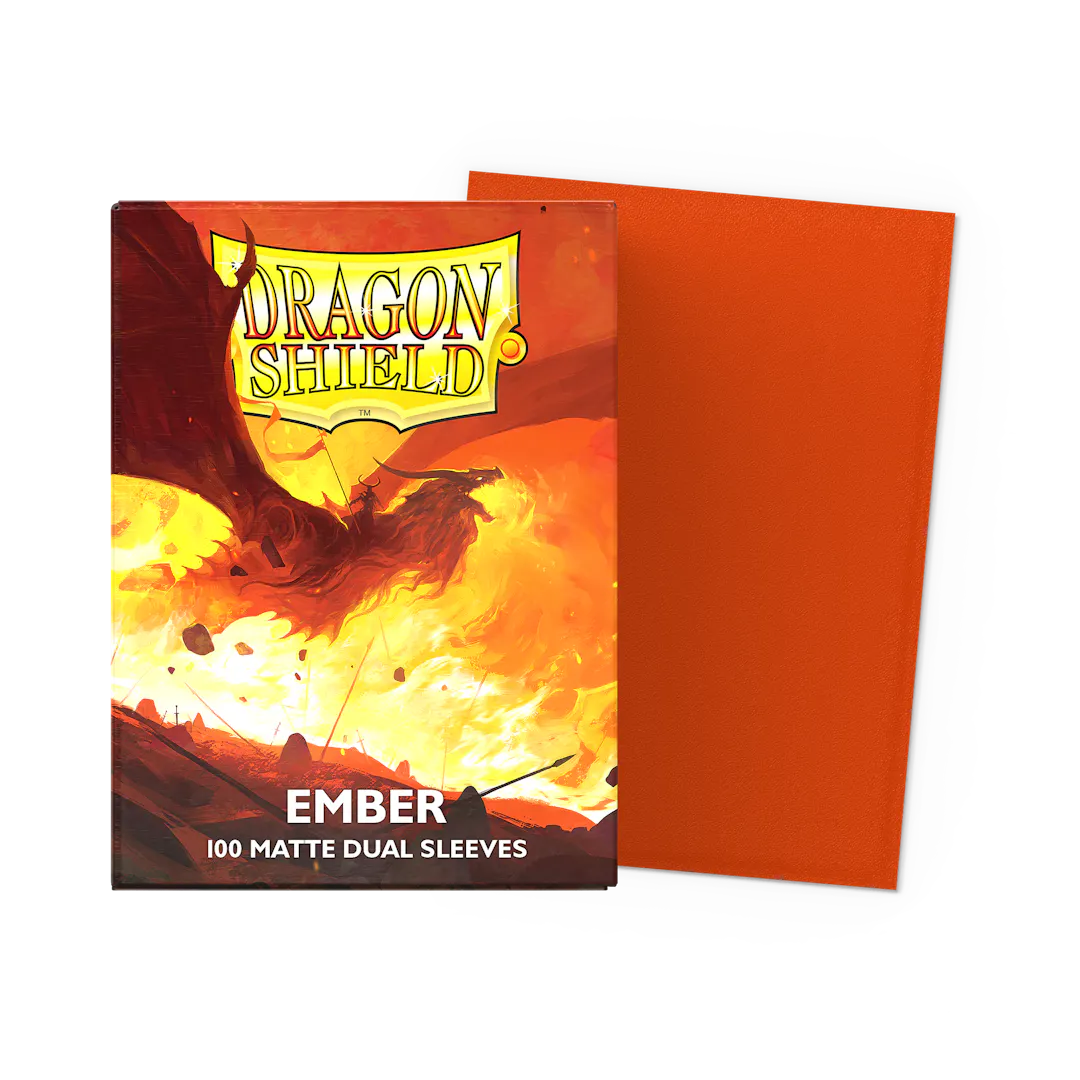 Ember - Matte Dual Sleeves - Standard Size (100ct)