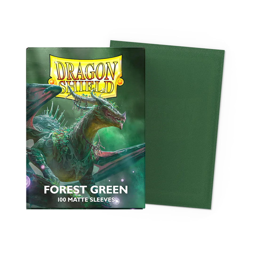 Forest Green - Matte Sleeves - Standard Size (100ct)