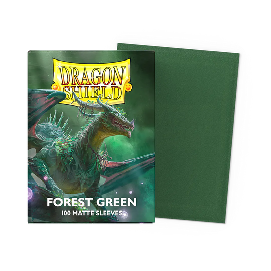 Forest Green - Matte Sleeves - Standard Size (100ct)