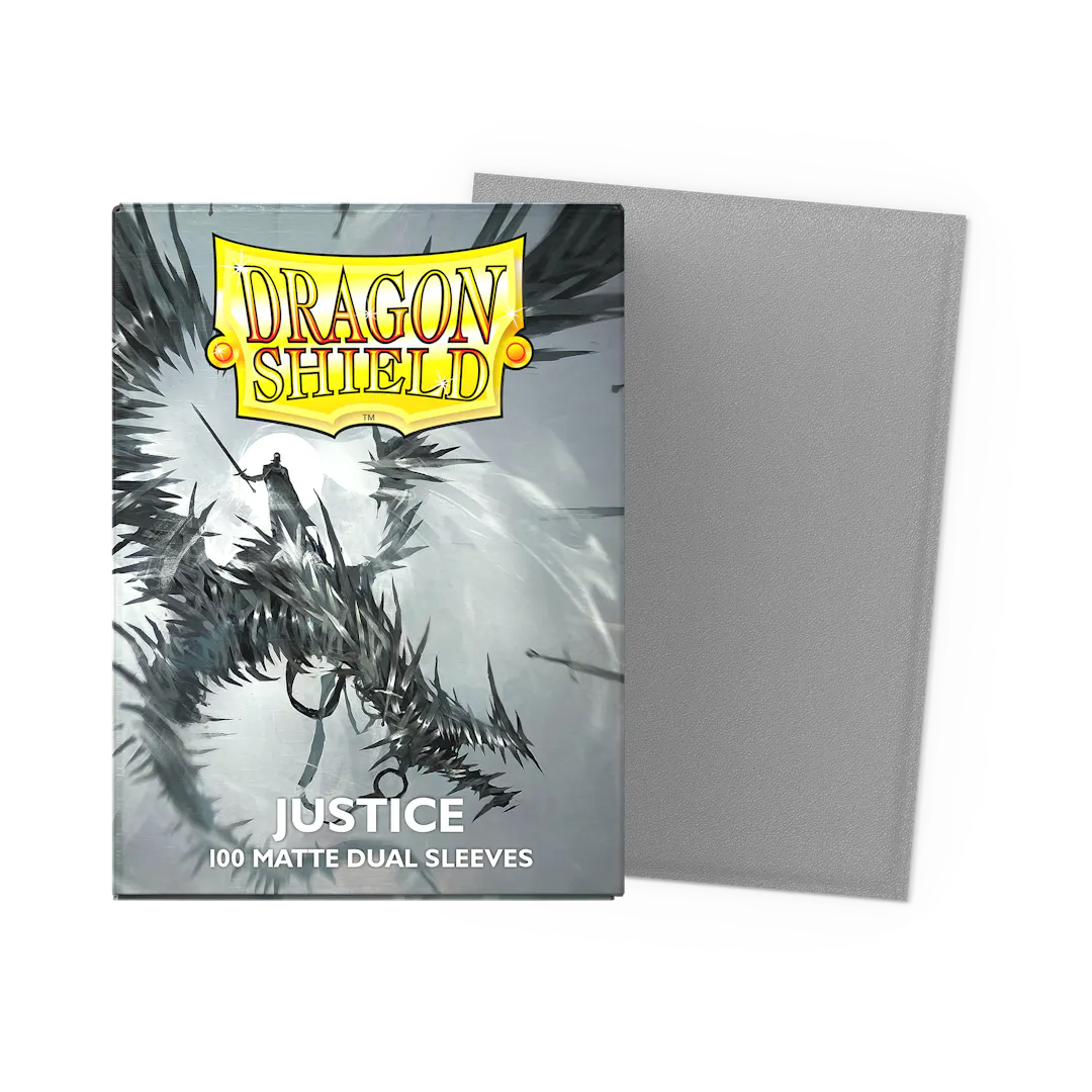 Justice - Matte Dual Sleeves - Standard Size (100ct)