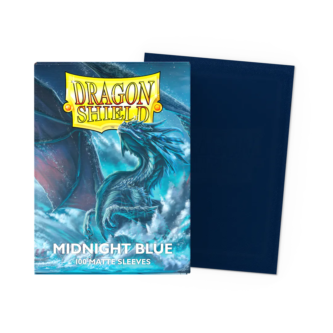 Midnight Blue - Matte Sleeves - Standard Size (100ct)