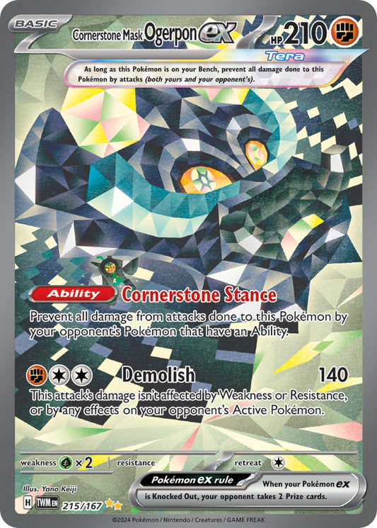 Cornerstone Mask Ogerpon ex (Special Illustration Rare)