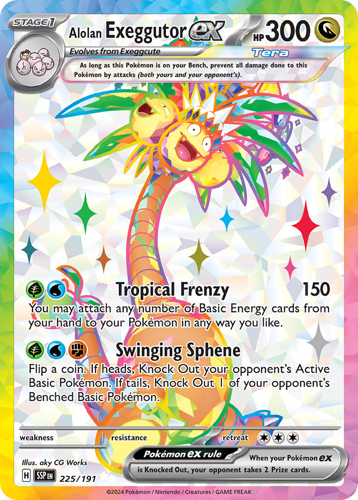 Alolan Exeggutor ex - 225/191