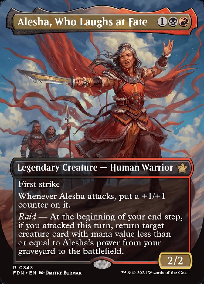 Alesha, Who Laughs at Fate (Borderless)