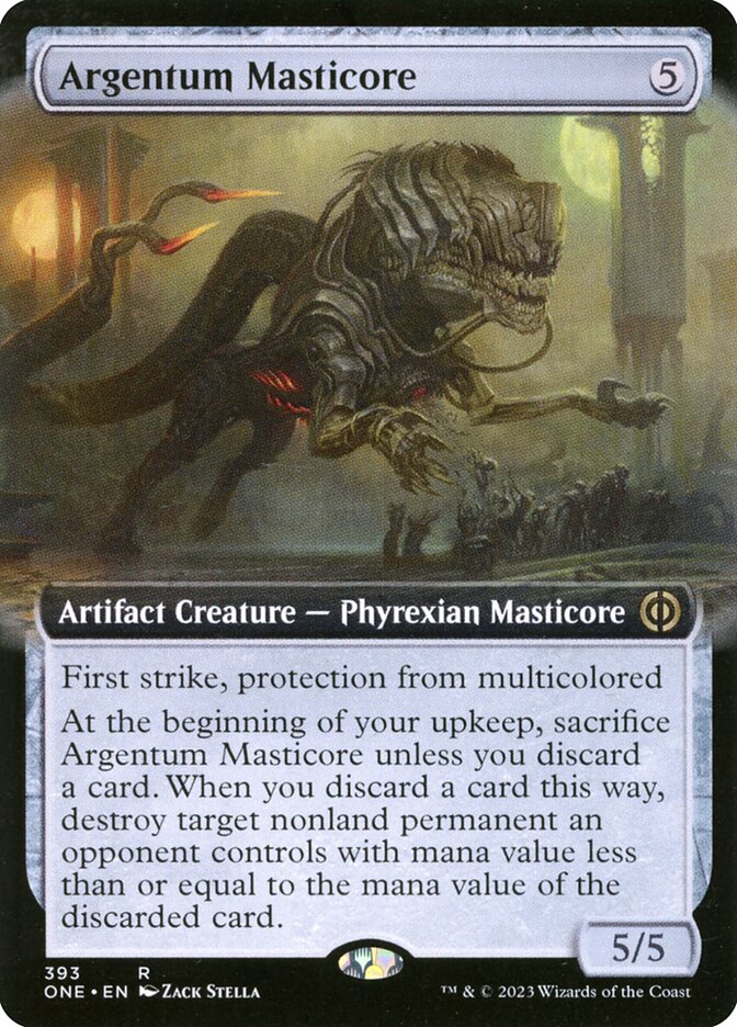 Argentum Masticore (Extended Art)